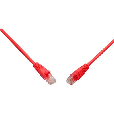 Solarix 28661009 patch, CAT6 UTP PVC, 10m, červený