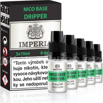 Nikotinová báze Imperia Dripper (30/70): 5x10ml / 6mg