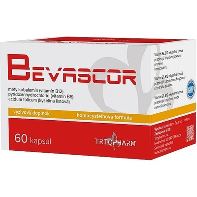 Bevascor B12 B6 Kyselina listová 60 kapsúl