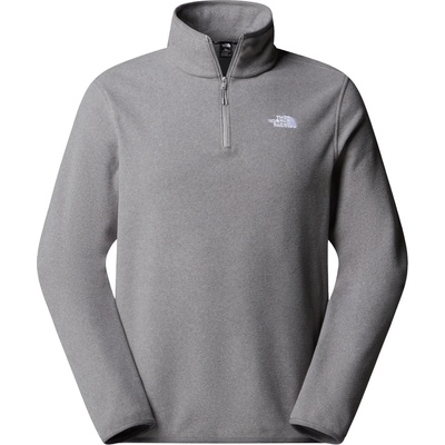 The North Face Мъжки поларен пуловер The North Face Glacier Fleece 1/4 Zip Jacket Fleece jumper - TNF Mid Grey Heather (005-6364-0813)
