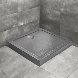 Radaway Doros C Compact Stone квадратно душ корито 80x80 см антрацит акрил (SDRC8080-05-64S)