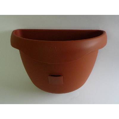 Plastia Samozavlažovací Květináč na zeď 29 cm teracota