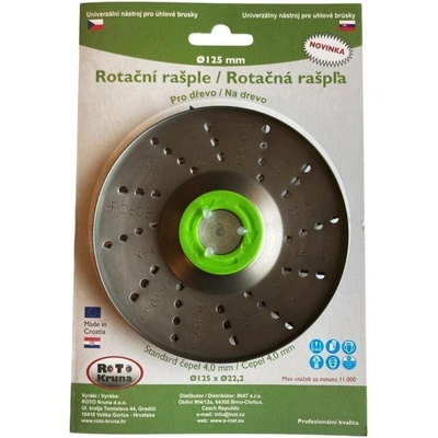 Roto Kruna Rotační rašple 125 x 22,2 mm ROTO12540