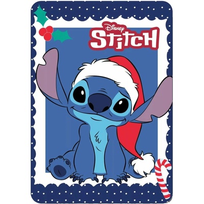 MLC Vánoční flísová deka Lilo & Stitch
