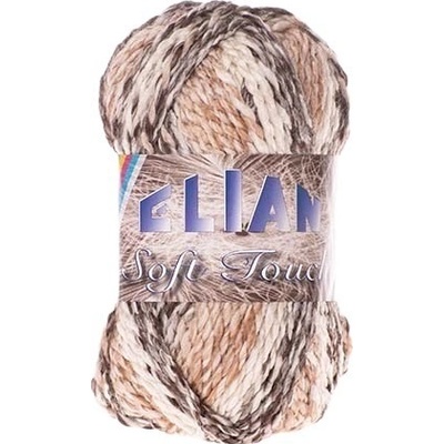 VSV Pletací příze Elian Soft Touch 7309 - hnědá
