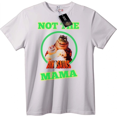 NOONEBRAND Тениска Не Динозаврите Мама - XS, Black