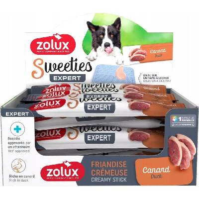 ZOLUX Krémová pochúťka pre psa SWEETIES s kačicou 14 g