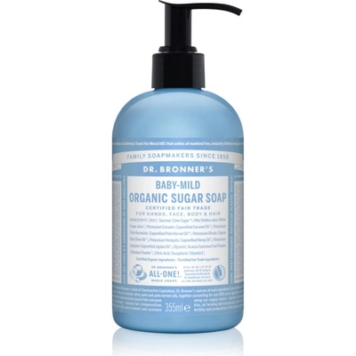 Dr. Bronner Baby-Mild течен сапун за тяло и коса без парфюм 355ml
