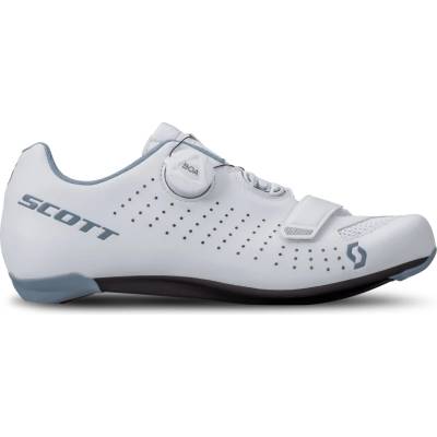 SCOTT Дамски обувки за шосеен велосипед Scott Women's Shoe Road Comp Boa Cycling shoes - Matt White / Light Blue - размер 42 (EU) (136-0255-0117)