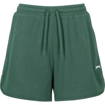 Slazenger Дамски къси панталони Slazenger Interlock Shorts Ladies - Forest Green