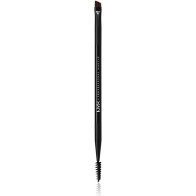 NYX Professional Makeup Pro Dual štětec pro úpravu obočí 1 ks