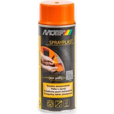Motip Plasti Dip ve spreji oranžová lesk 400ml