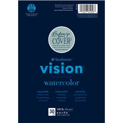 Akvarelový blok Strathmore Vision 30 listový – 22.9 x 30.5 cm