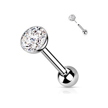 Šperky4U cartilage Push In piercing titan TIT1136-1208-05