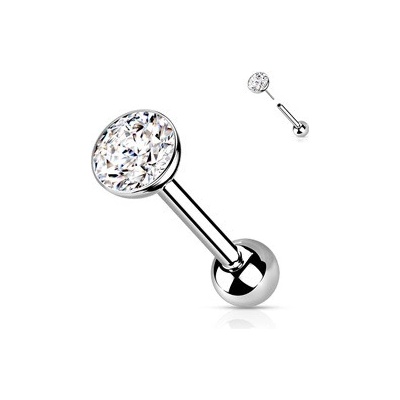 Šperky4U cartilage Push In piercing titan TIT1136-1208-05 – Zboží Dáma