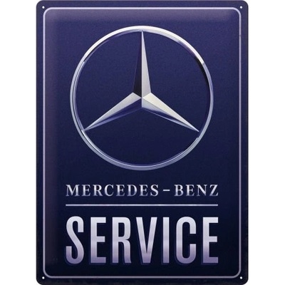 Postershop Plechová cedule: Mercedes-Benz Service - 30x40 cm