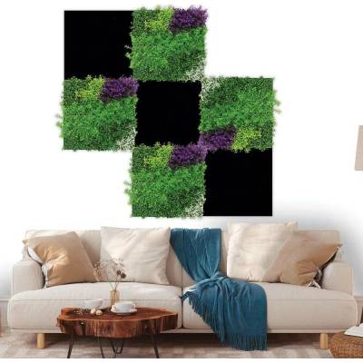 Jangal Modular Wall rPET BLACK 11202A 520 x 520 mm 0,2704m²