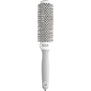 Olivia Garden Expert Blowout Speed Round Brush White & Grey 35 mm