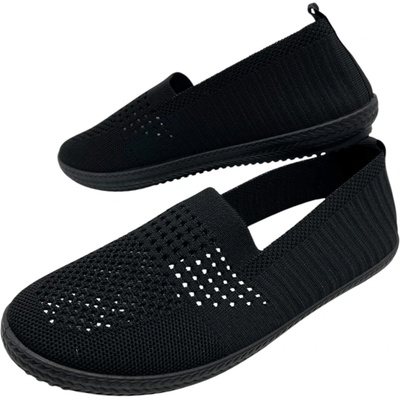 Fashion dámské černé nadměrné baleríny