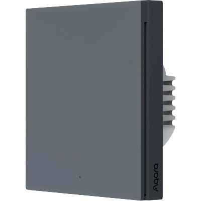 Aqara Smart Wall Switch H1 (no neutral, single rocker): Model: WS-EUK01; SKU: AK071RUG01 (WS-EUK01-GRAY)