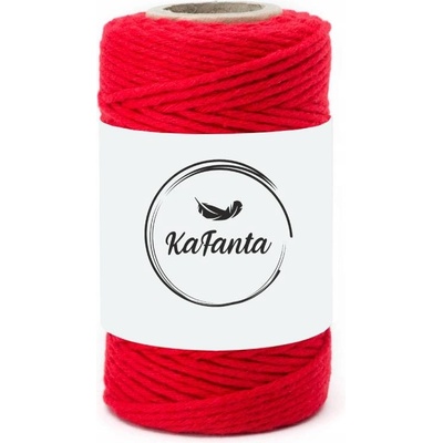 Macrame priadza KaFanta PREMIUM 2mm/50m - classic red