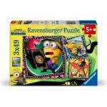 Ravensburger Пъзел Ravensburger от 3 x 49 части - Миньони и чудовища (12004350) - baby