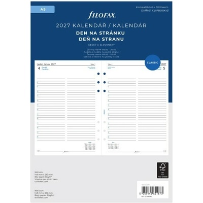 Filofax A5 denní 2027