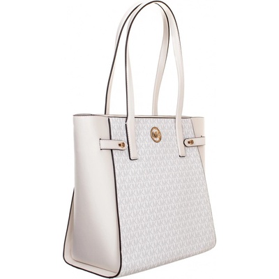 Michael Kors dámská kabelka CARMEN bílo krémová s monogramem