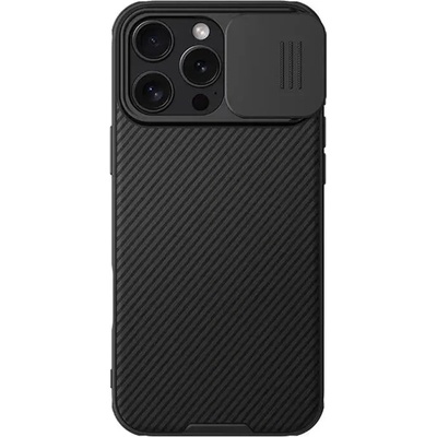 Nillkin Кейс Nillkin CamShield Pro за iPhone 16 Pro, черен (CamShield Pro Magnetic Case AP iPhone16 Pro Black)