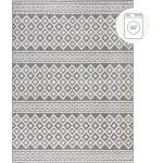 Flair Rugs Сив килим от шенил подходящ за пране 80x160 cm Jhansi - Flair Rugs (503119375229)