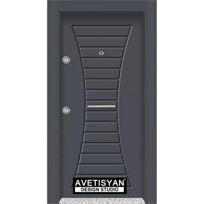 Haska Блиндирана врата Outdoor Бетопан Антрацит (цена без монтаж)