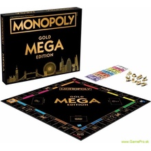 Gold Mega Edition stolová hra Monopoly (English Version)