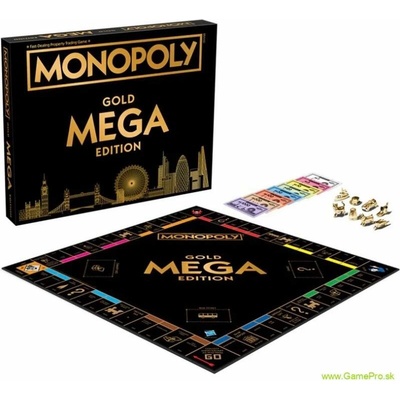Gold Mega Edition stolová hra Monopoly (English Version)