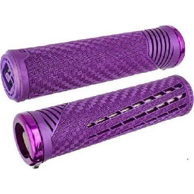 ODI MTB CF v2.1 Lock-On MTB Closed End Cosmic Purple Pearl Purple