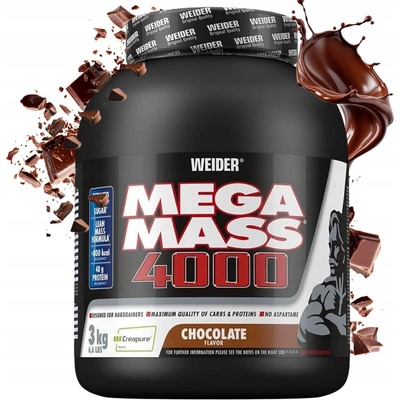Weider Mega Mass 4000, 3000 g