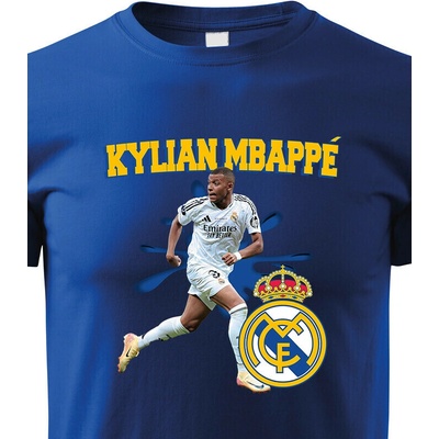 Dětské tričko Mbappé Real Madrid ModráCanvas Dětské tričko Bezvatriko.cz 2757