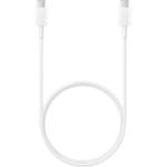Samsung Кабел, Samsung Data Transfer Cable, USB-C To USB-C, 1m, White (EP-DA705BWEGWW)