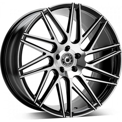 Wrath Alloy Wheels WfF-4 10x20 5x112 ET42 gloss black polished face