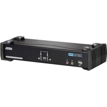 Aten CS-1782A KVM přepínač 2-port DVI KVMP USB, usb hub, audio 7.1, kabely
