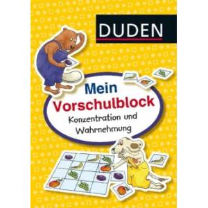 Duden: Mein Vorschulblock: Konzentration und Wahrnehmung | Christina Braun, Gabie Hilgert (ISBN: 9783737333276)