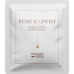 Wooden Spoon Маска за лице Time Expert, органичен памук, 1 брой
