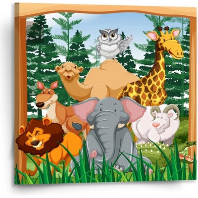 Sablio Obraz Zoo - 110x110 cm Varianta: Sablio Obraz Zoo - 110x110 cm
