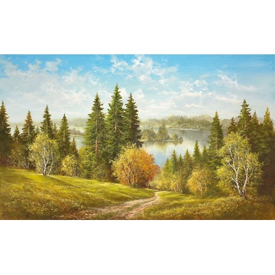 Obraz Krajina - JEZERO 1 deska 100x60