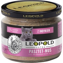 Leopold Pate Mousse s morčacím mäsom pre mačky 300 g