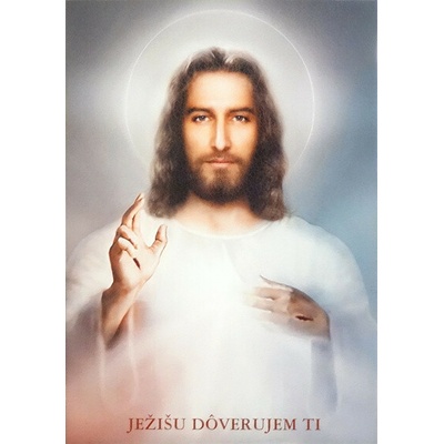 Obraz na dreve (ODZ076-4030) Božie milosrdenstvo Tvár