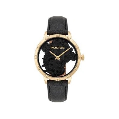 Police Дамски часовник Police PL-16041MS Цвят Черен
