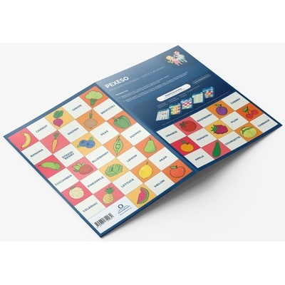 Anglické pexeso Fruit and vegetables/Ovoce a zelenina