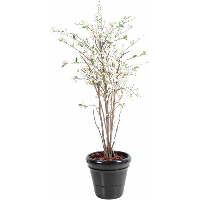 Umělá Třešeň strom deluxe, bílá 150 cm
