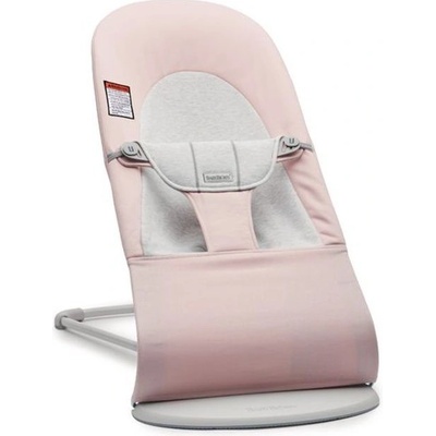 BabyBjörn Balance Soft Light růžová šedá cotton Jersey světlá konstrukce