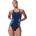 Speedo Бански костюм Speedo Women's HB Splice MB One Piece Swimsuit - Peacoat/Deep